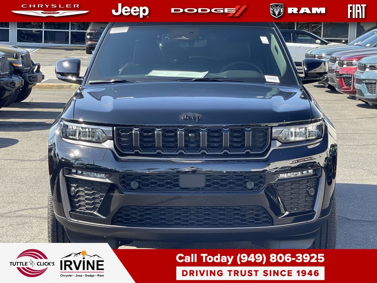 New 2026 Diamond Black Crystal Pearl-Coat Exterior Paint Jeep 85th Anniversary Edition image 2