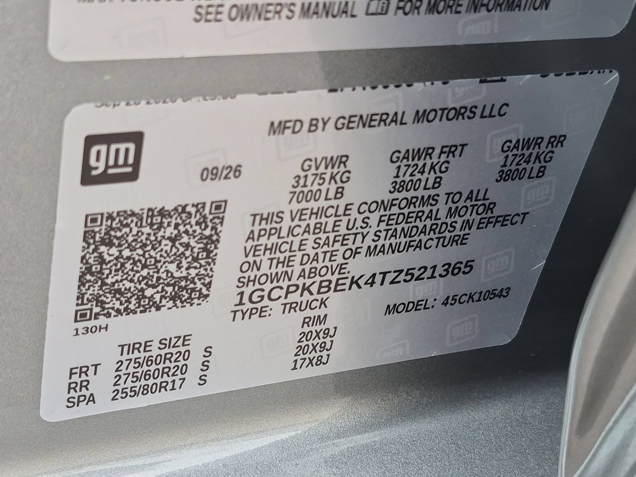 New 2026 Sterling Gray Metallic Chevrolet Custom image 32