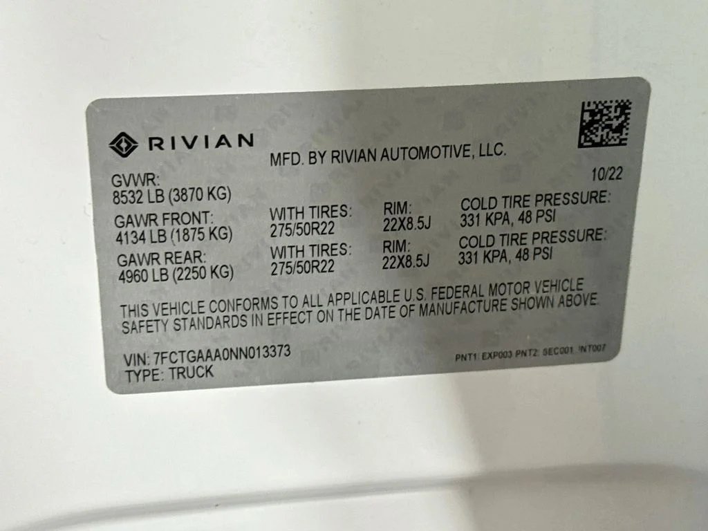 Used 2022 White Rivian Adventure image 40