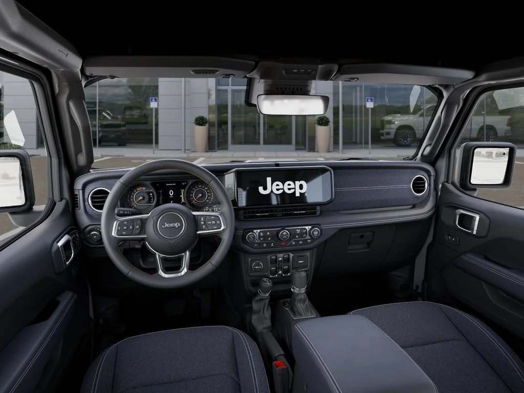 New 2026 Bright White Clear-Coat Exterior Paint Jeep Sahara image 14
