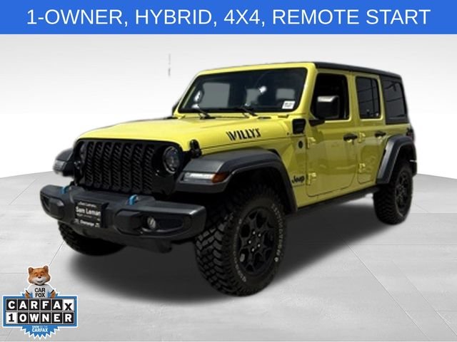 Used 2023 Yellow Jeep Willys 4xe image 8