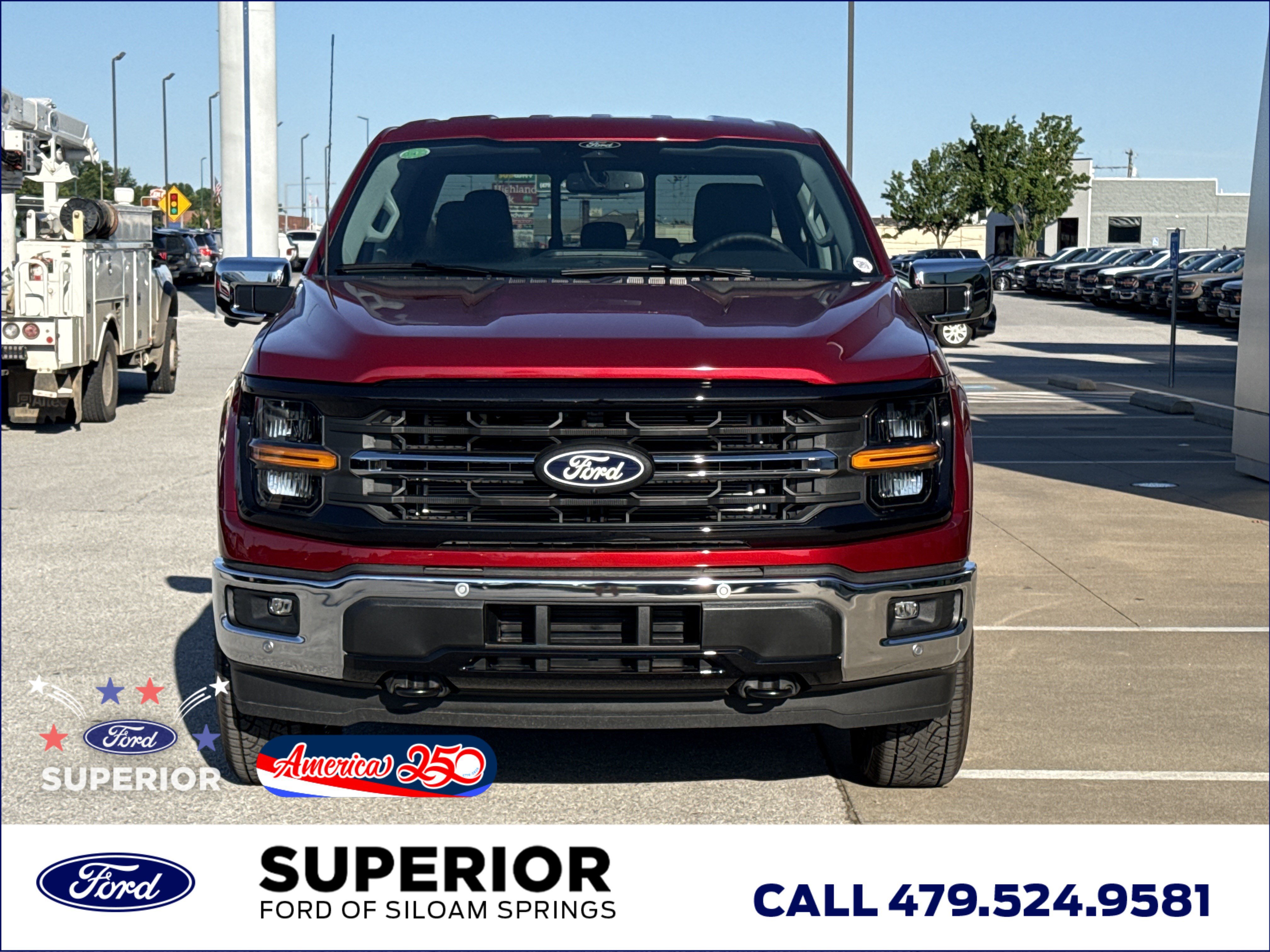 New 2026 Ruby Red Metallic Tinted Clearcoat Ford XLT 4WD image 13
