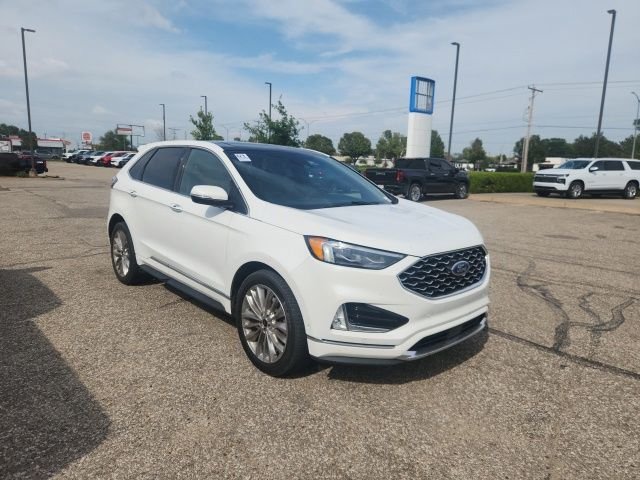 Used 2020 White Metallic Ford Titanium image 4