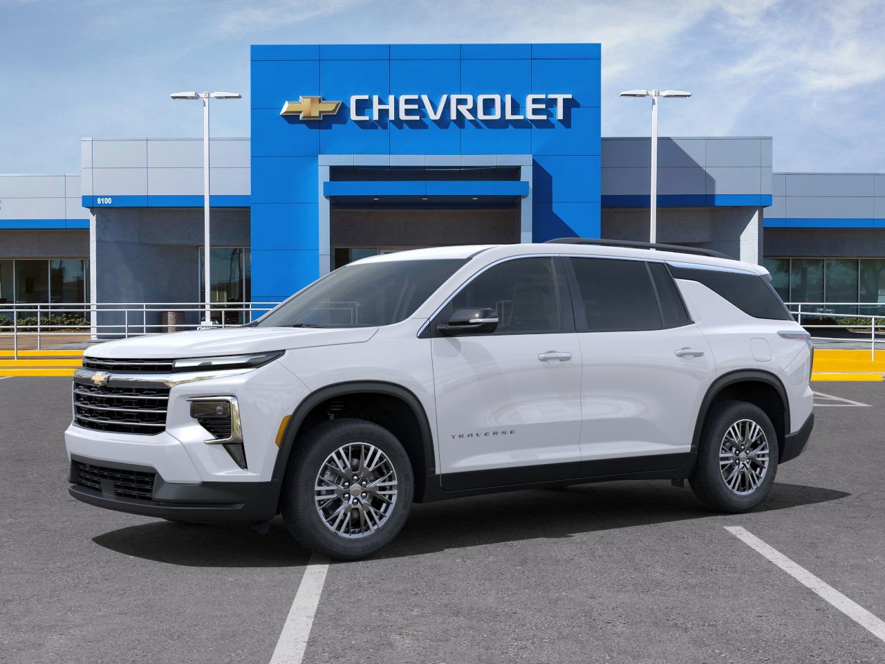 2025 Chevrolet Traverse LT White at Classic Elite Chevrolet Sugar Land