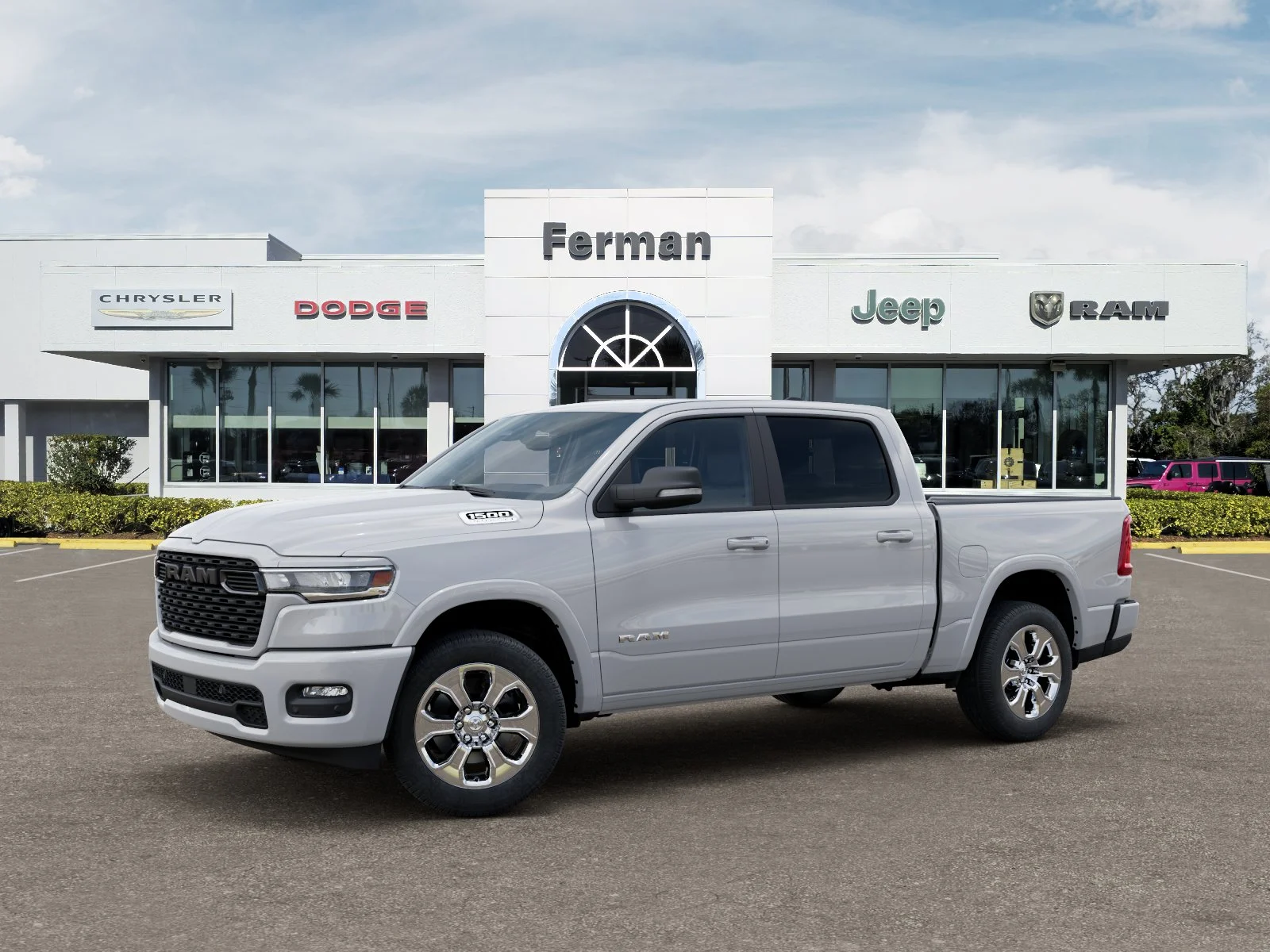 New 2026 Bright White Clearcoat RAM Big Horn/Lone Star image 3