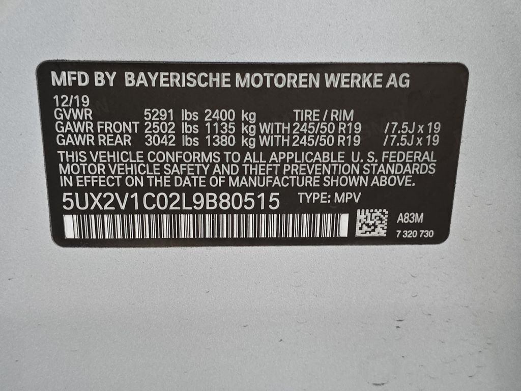 Used 2020 Glacier Silver Metallic BMW xDrive30i image 34