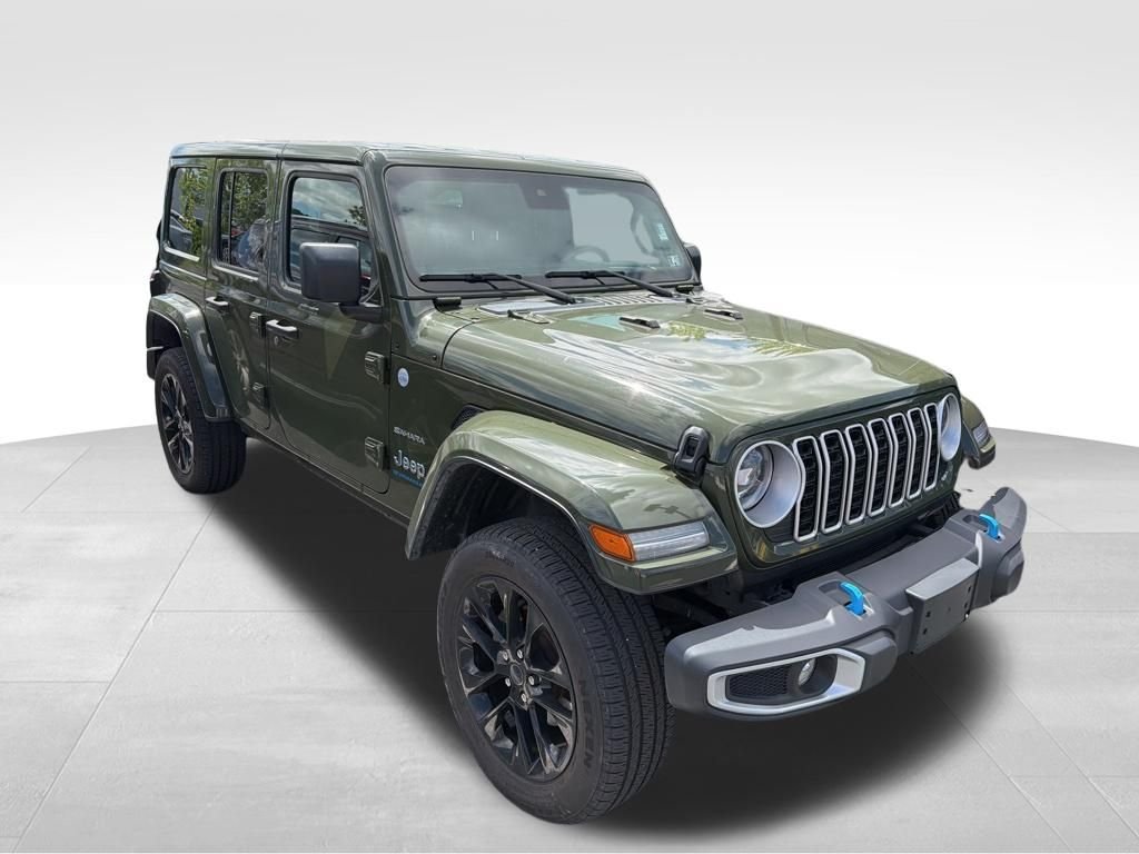 Certified Used 2024 Sarge Green Clearcoat Jeep Sahara 4xe image 6