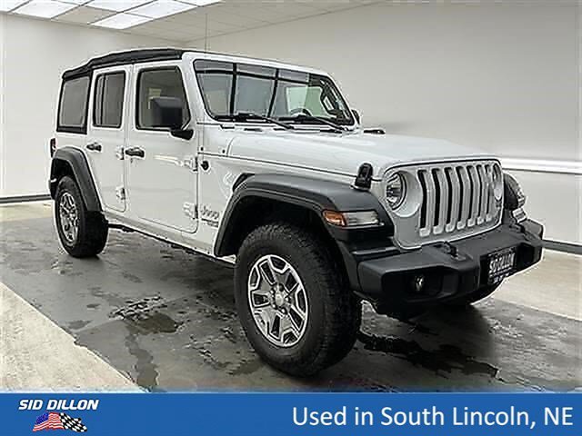 Used 2018 Bright White Clearcoat Jeep Sport S image 3
