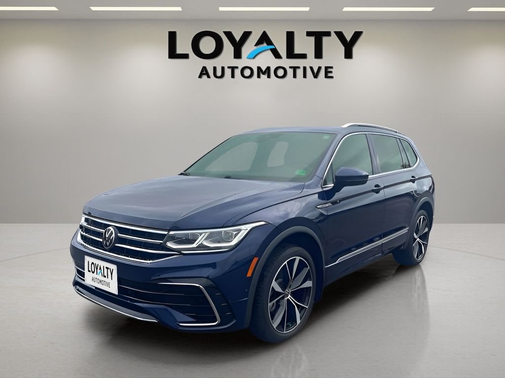 Used 2024 Blue Volkswagen 2.0T SEL R-Line image 1