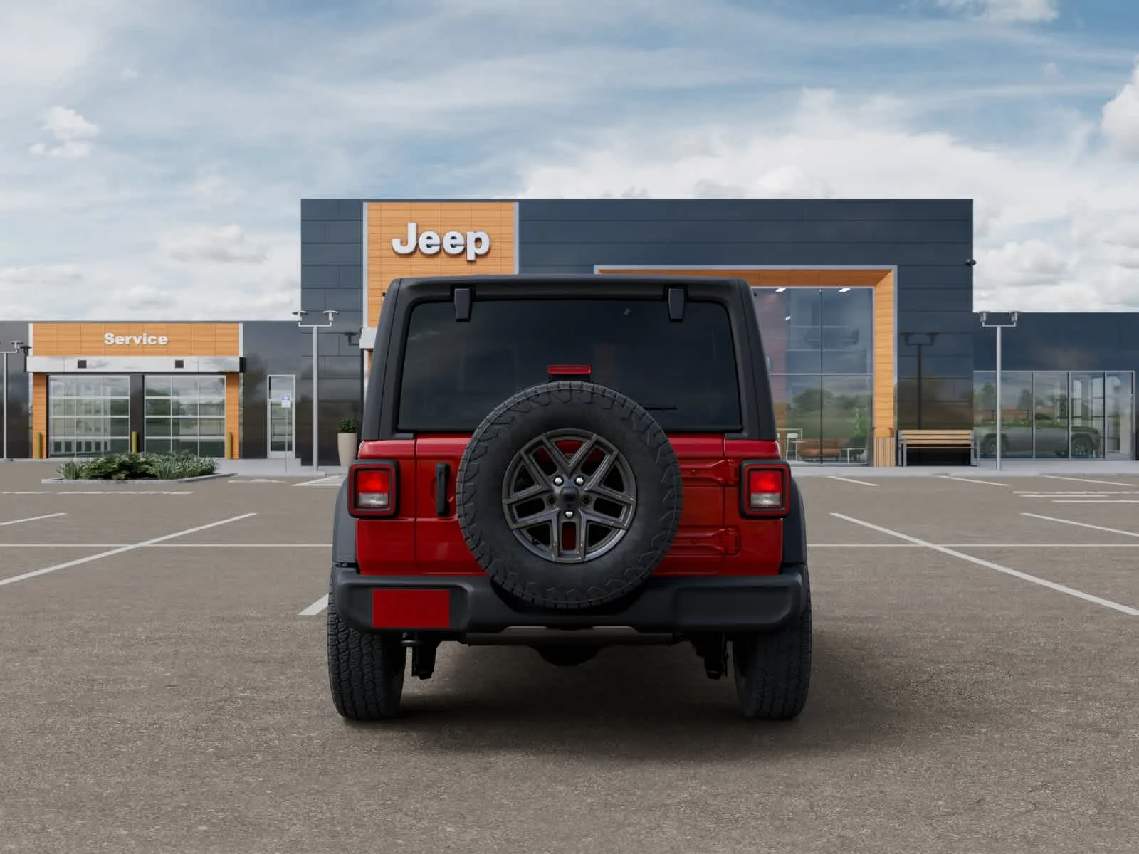 New 2026 Firecracker Red Clearcoat Jeep Sport S image 7