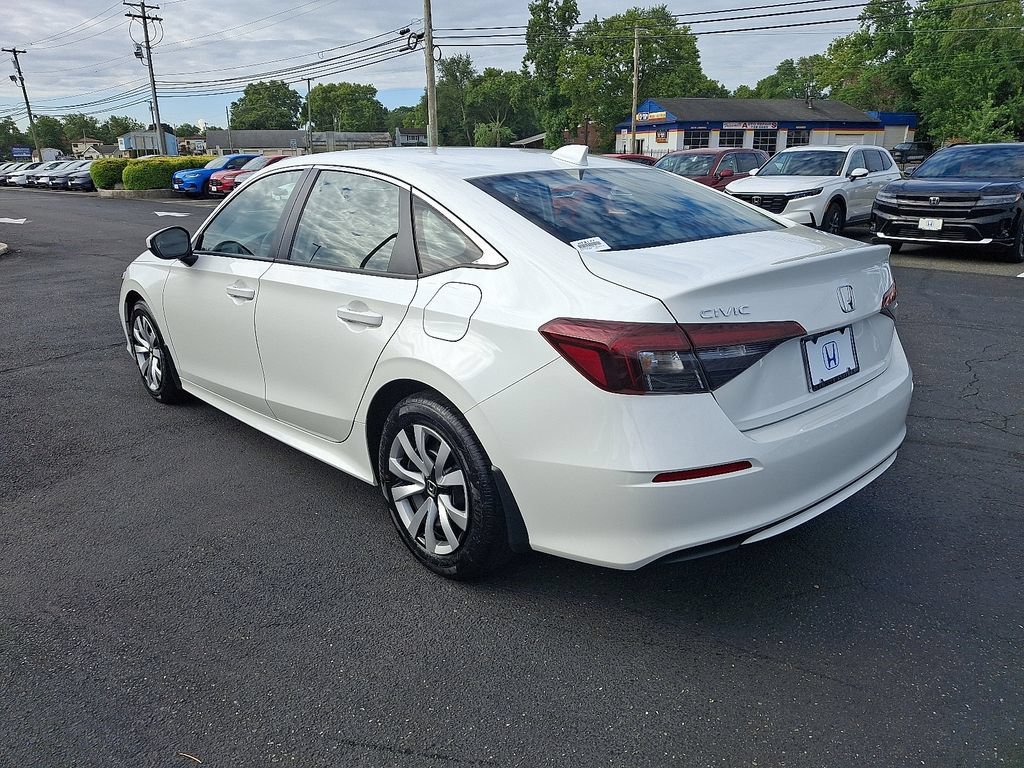 Certified Used 2025 Platinum White Pearl Honda 4D LX image 34