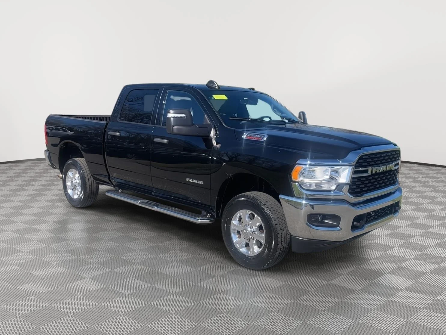 Used 2024 Diamond Black Crystal Pearlcoat Ram Big Horn image 7