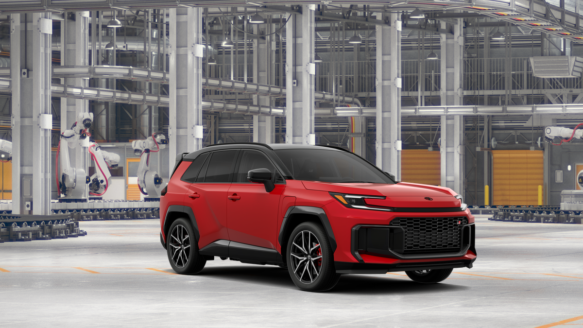New 2026 Supersonic Red with Midnight Black Metallic roof Toyota GR SPORT image 15