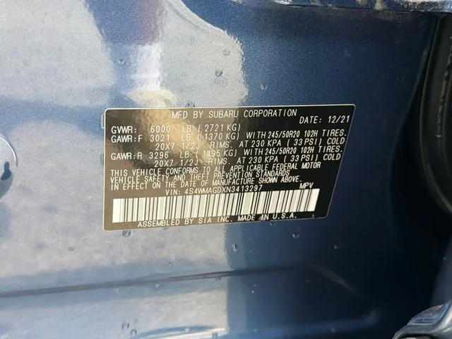 Used 2022 Blue Subaru Onyx Edition image 30