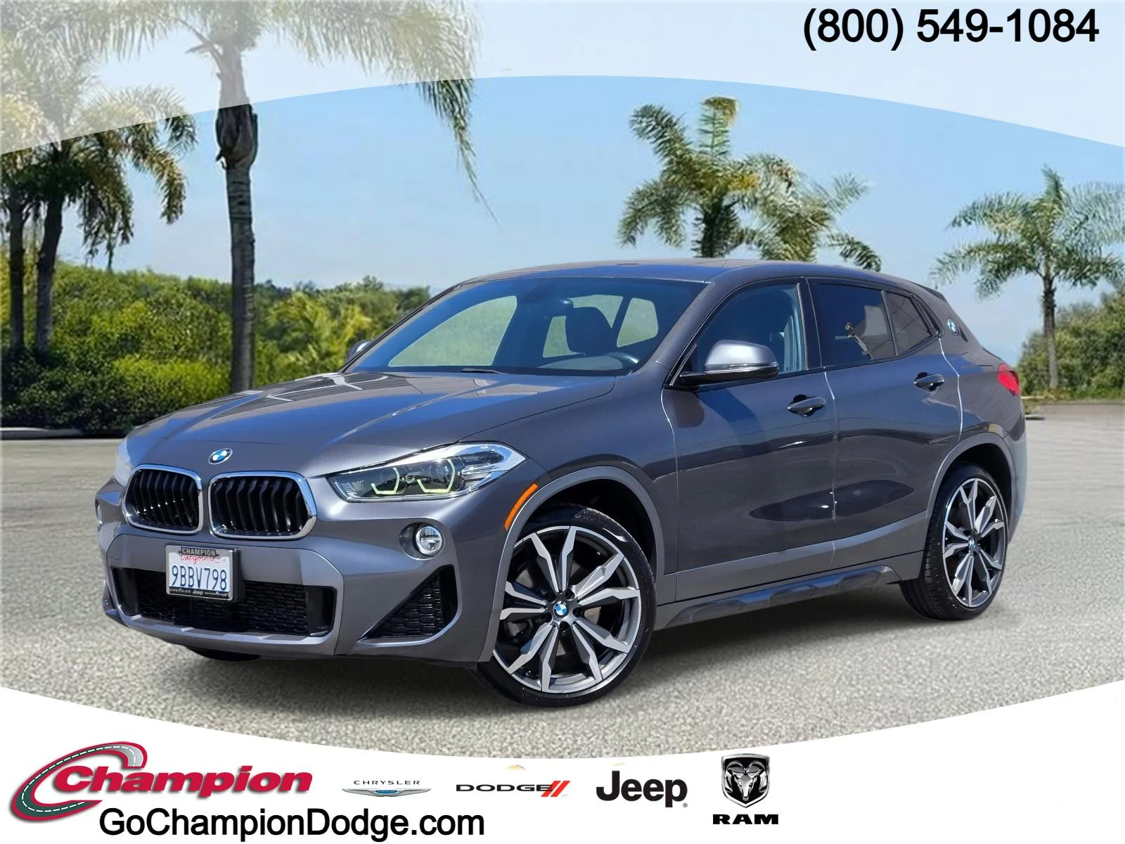 Used 2018 Mineral Gray Metallic BMW xDrive28i Sports Activity Coupe image 1