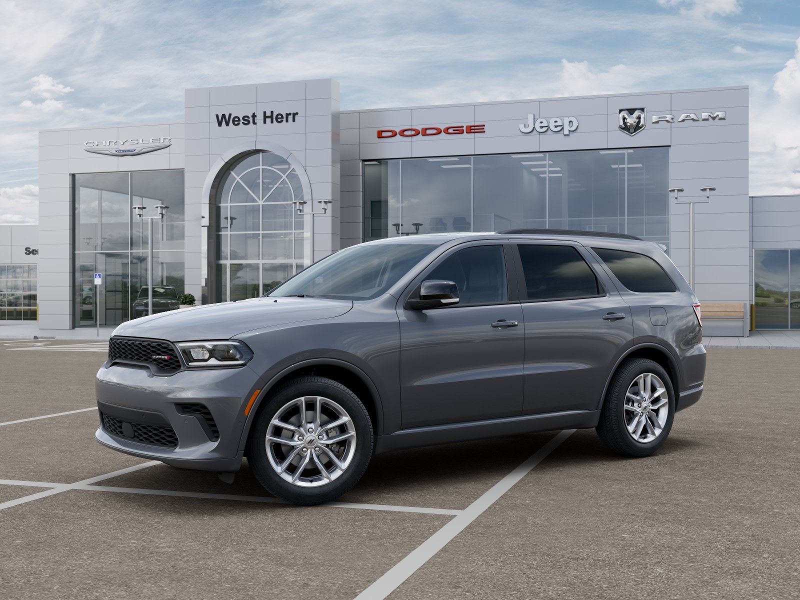 New 2026 Destroyer Gray Clear-Coat Exterior Paint Dodge DURANGO GT PLUS AWD image 28