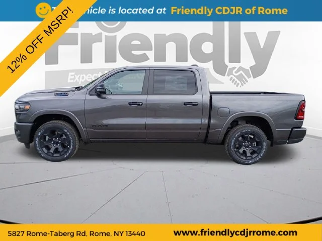New 2026 Granite Crystal Metallic Clear-Coat Exterior Paint RAM Big Horn/Lone Star image 8