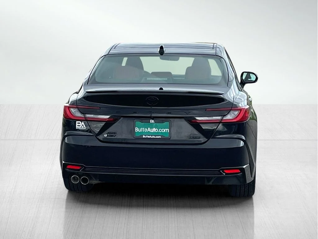 Used 2025 Midnight Black Metallic Toyota XSE image 4