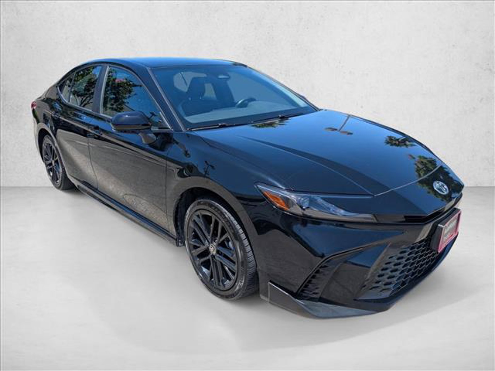 Used 2025 Midnight Black Metallic Toyota SE image 3
