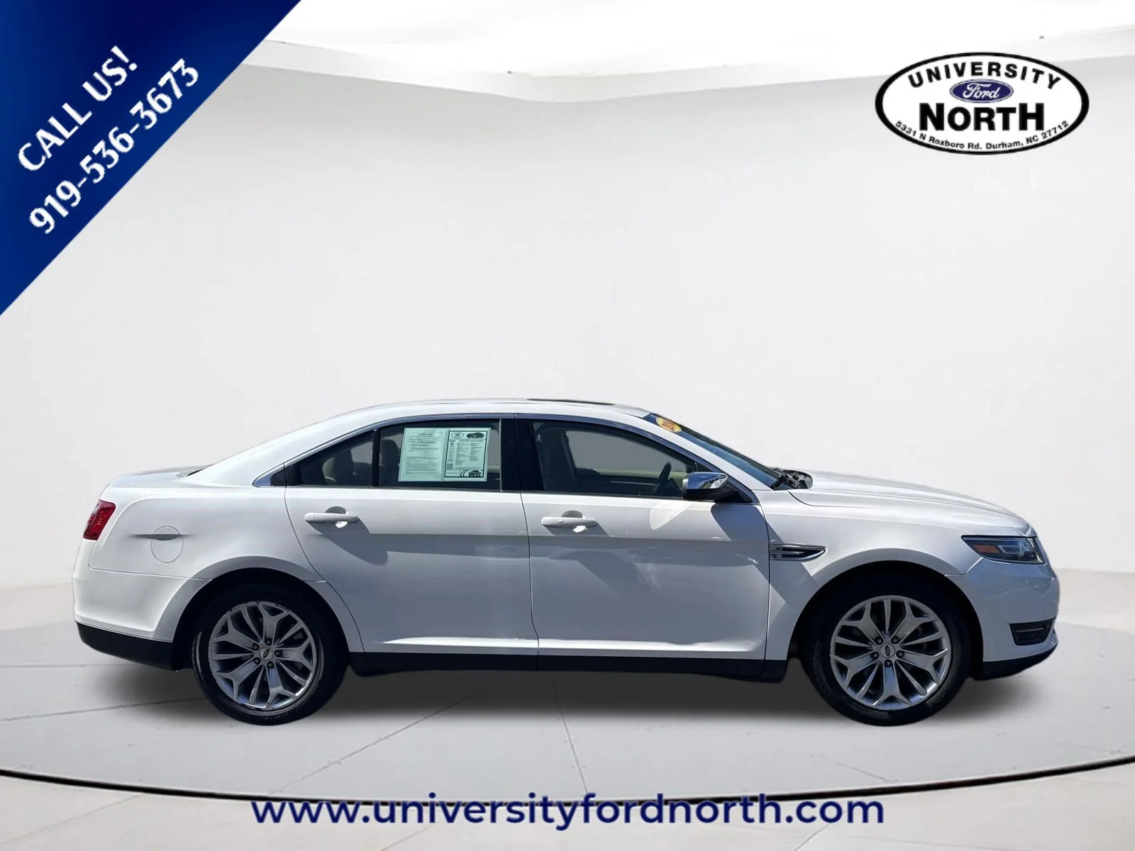 Used 2018 White Platinum Clearcoat Metallic Ford Limited image 8