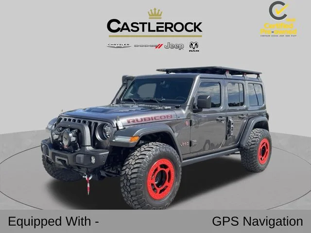 Used 2021 Gray Jeep Unlimited Rubicon image 1