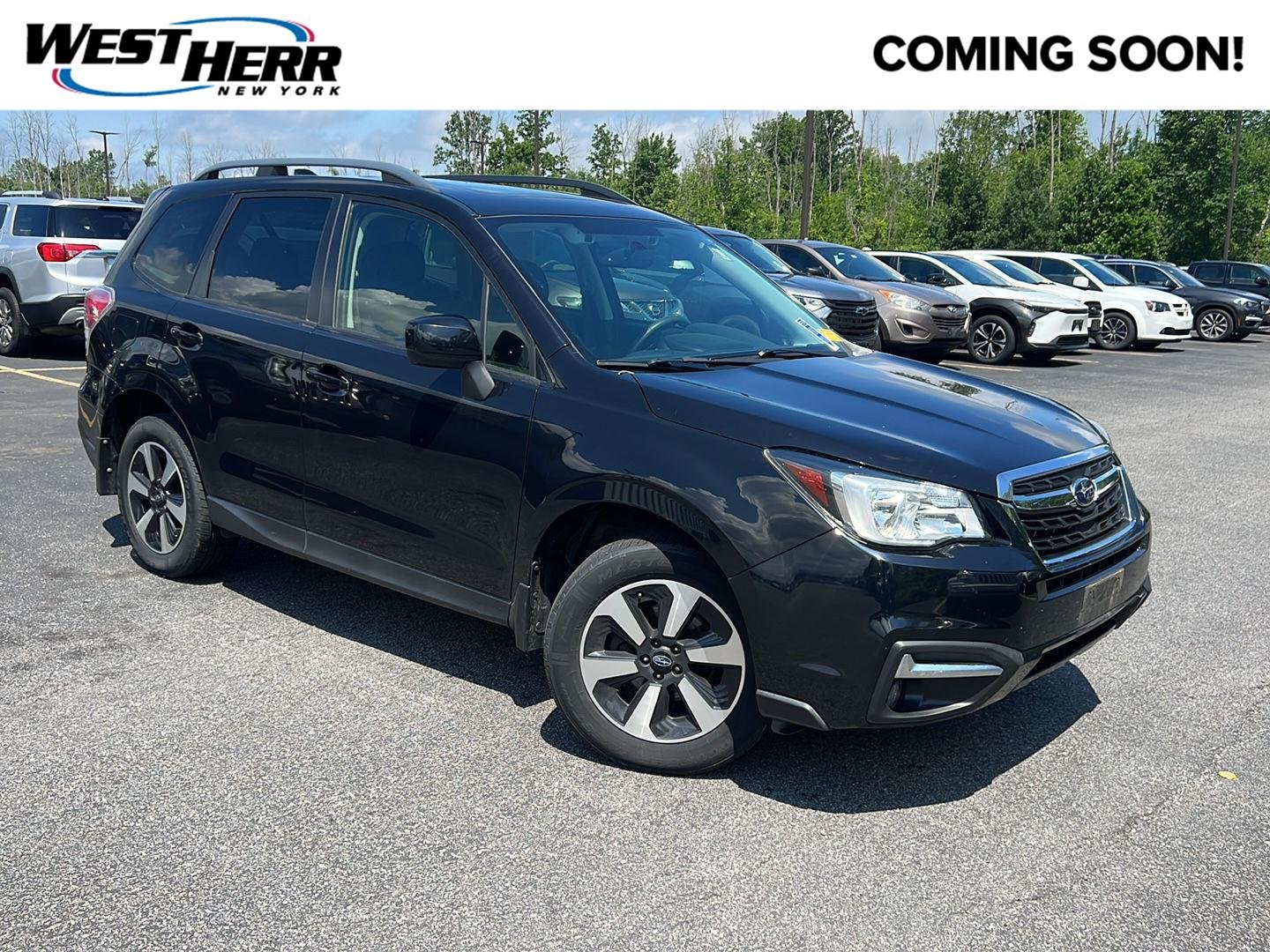 Used 2018 Crystal Black Silica Subaru Premium image 1