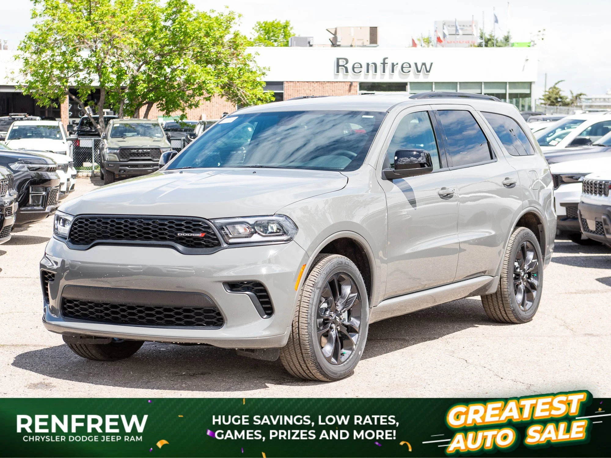 New 2026 Grey Dodge GT* AWD, Trailer Tow Group, Heated Seats, Remote Start image 1