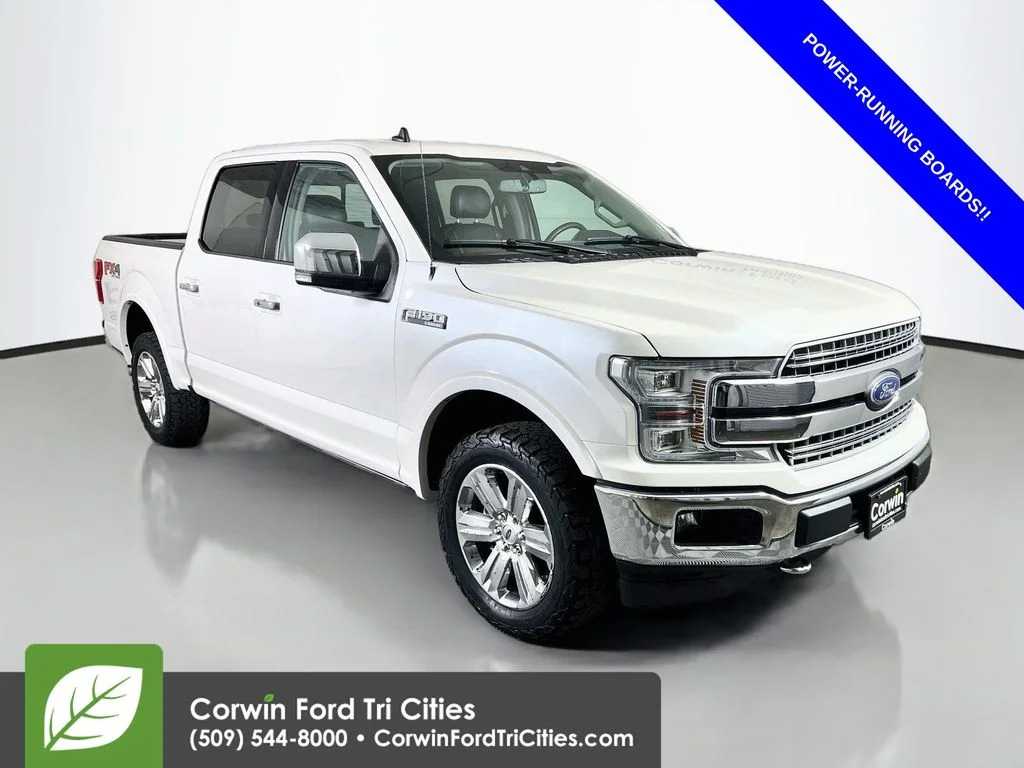 Used 2019 White Ford Lariat image 1
