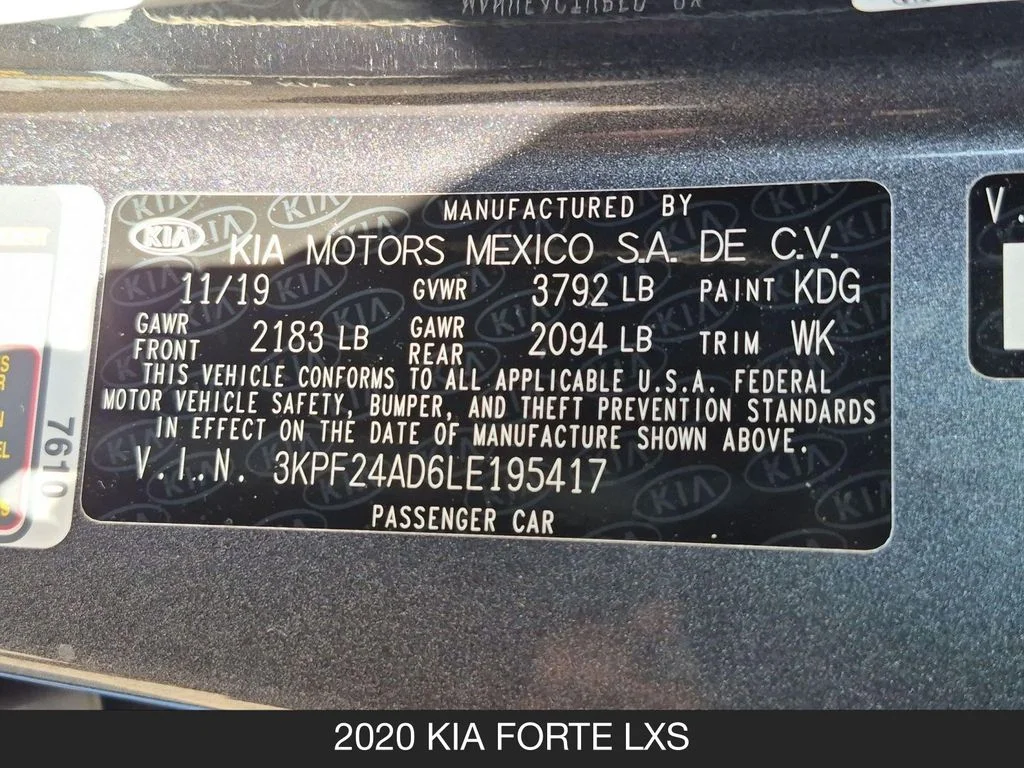 Used 2020 Gray Kia LXS image 24