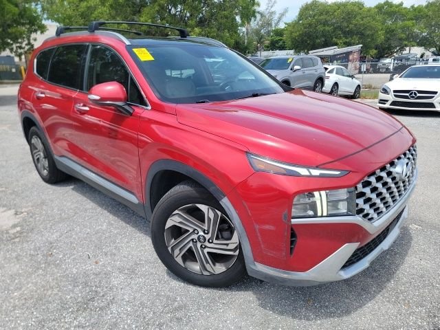 Used 2021 Red Hyundai SEL image 1
