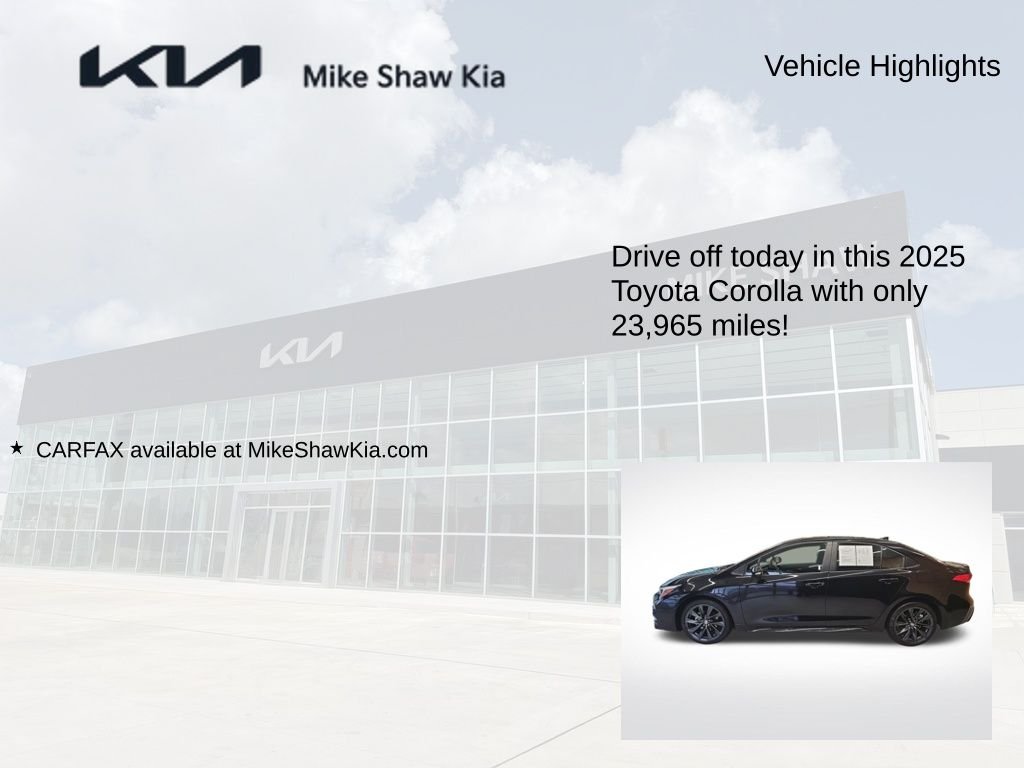 2025 Toyota Corolla SE