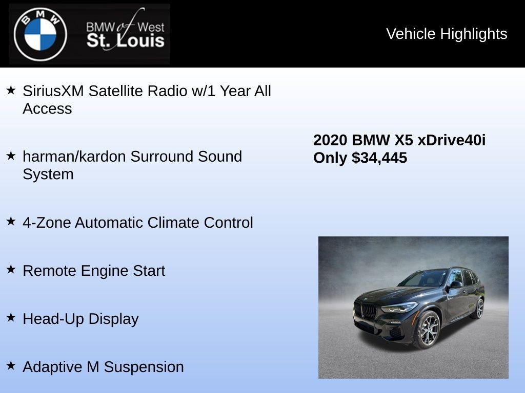 Used 2020 Black BMW xDrive40i image 16