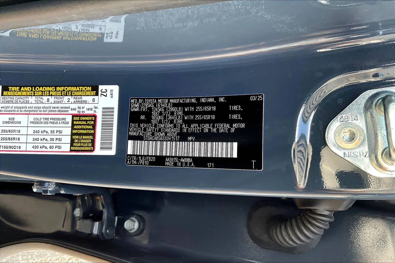 Used 2025 Storm Cloud Toyota Hybrid LE image 32