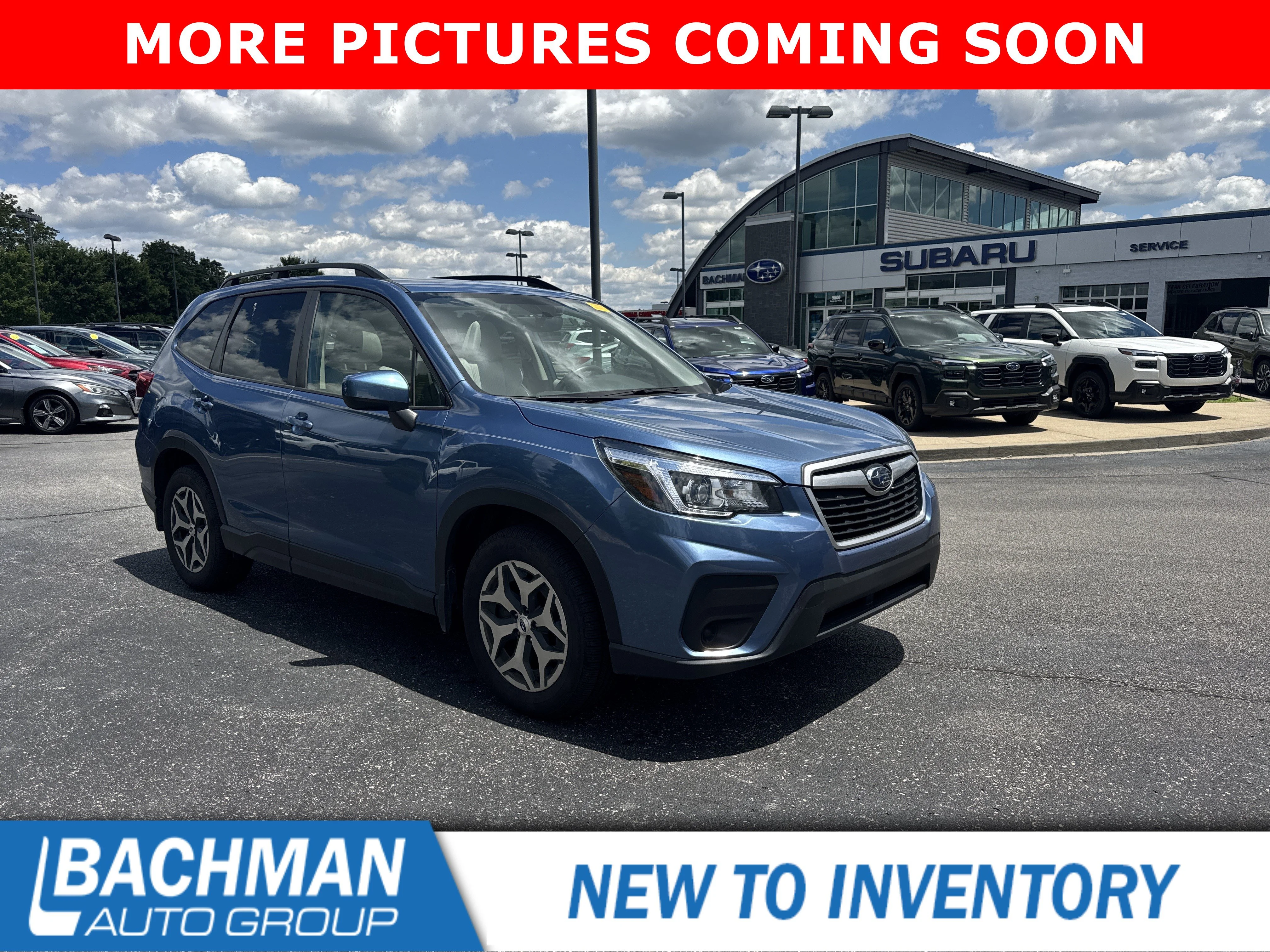 Used 2020 Horizon Blue Pearl Subaru Premium image 1