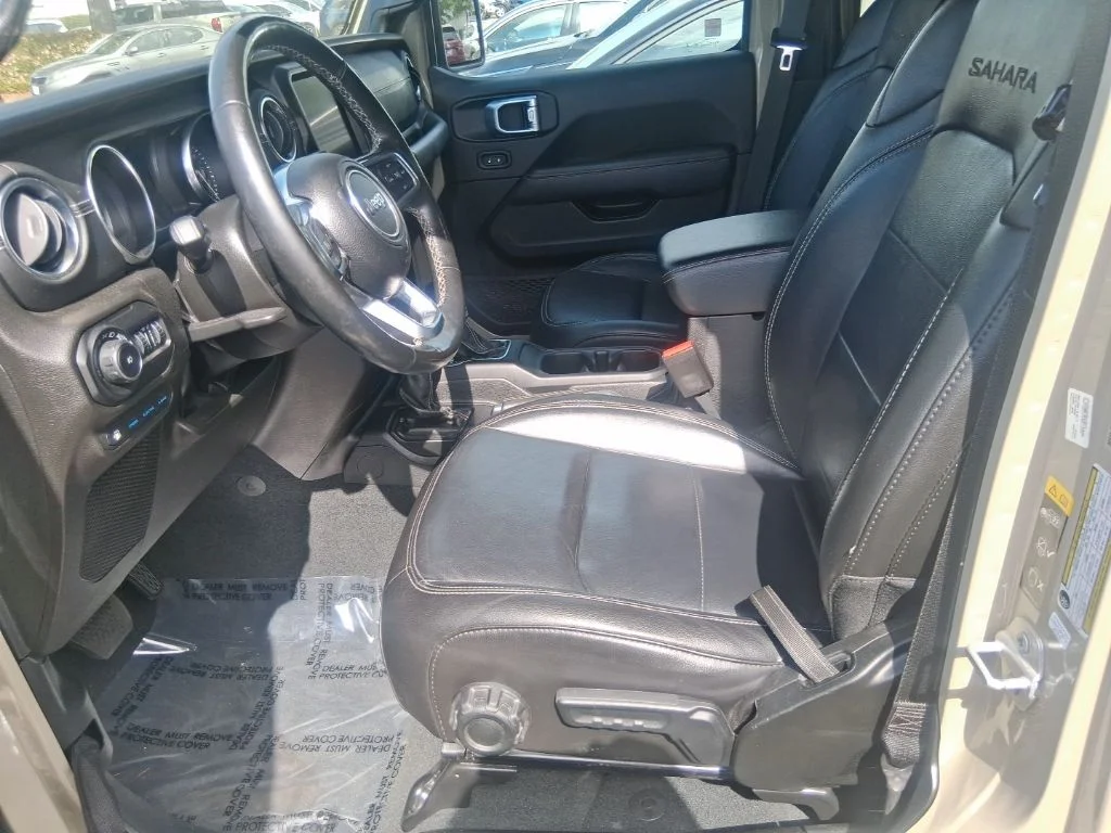 Used 2022 Beige Jeep Unlimited Sahara 4xe image 13