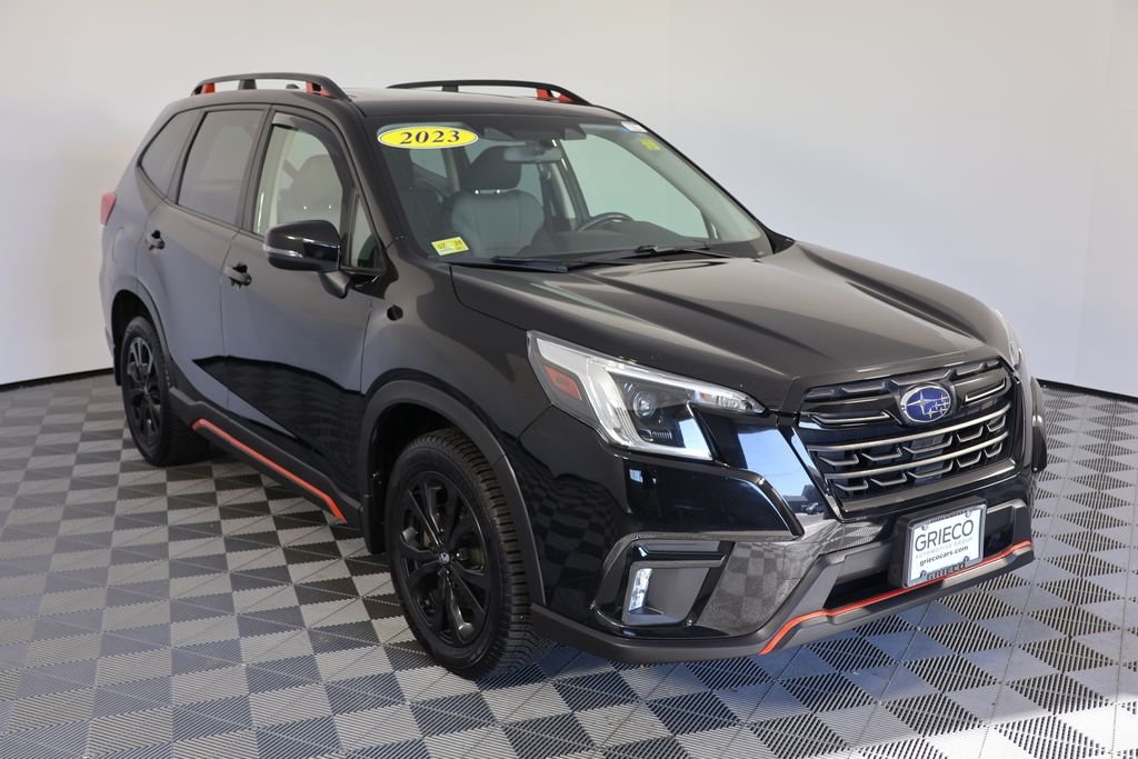 Used 2023 Crystal Black Silica Subaru Sport image 1