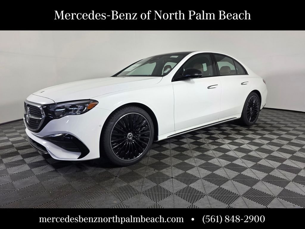New 2027 Polar White Mercedes-Benz E 350 image 1