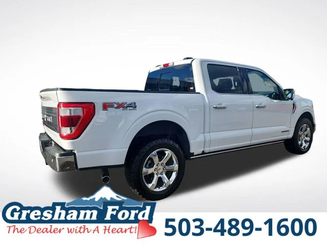 Used 2021 Oxford White Ford King Ranch image 12
