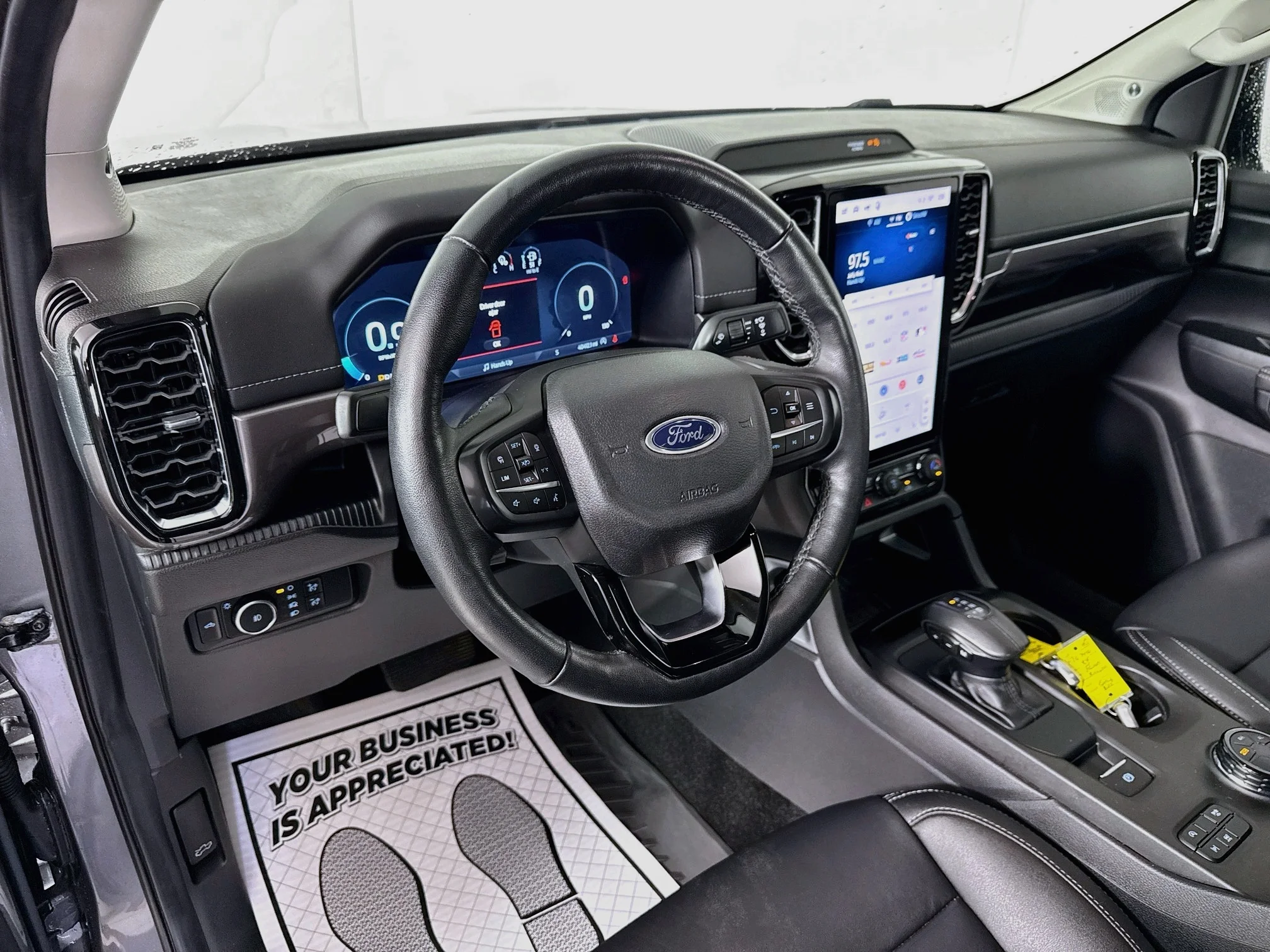 Used 2024 Carbonized Gray Metallic Ford LARIAT image 14