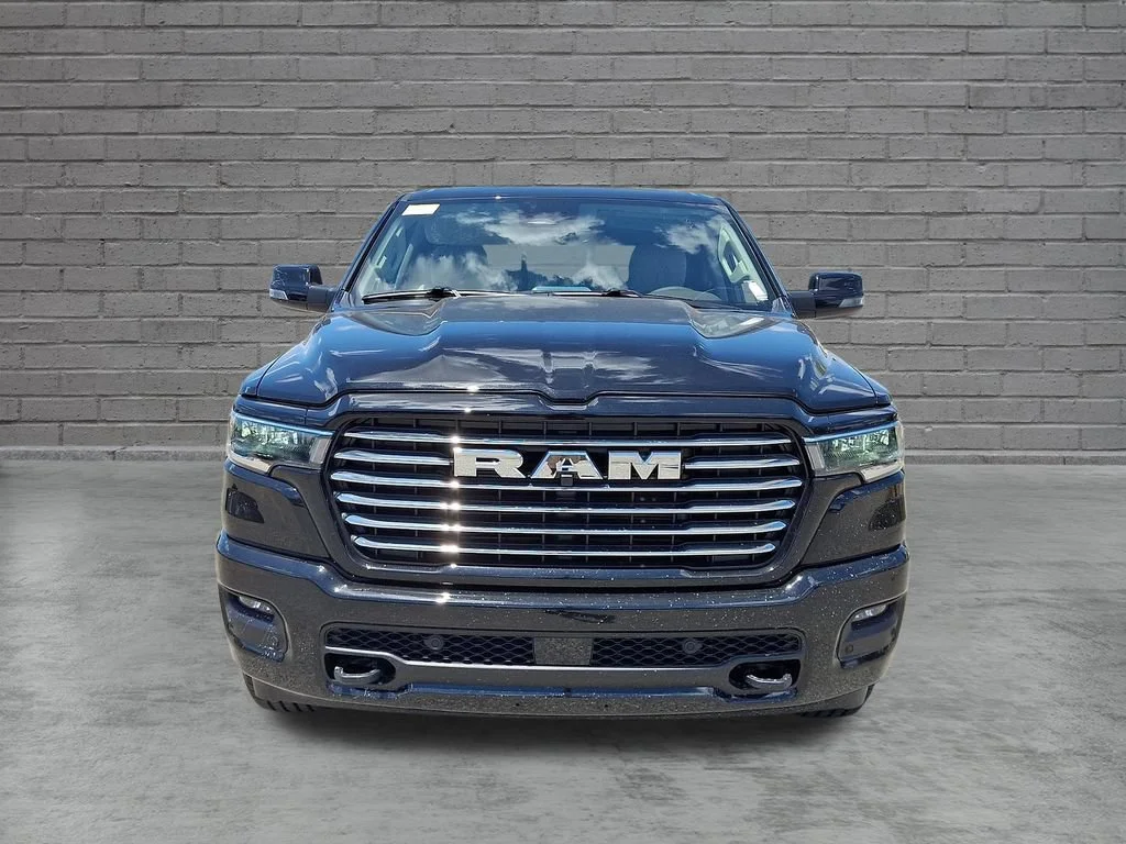 New 2026 Diamond Black Crystal Pearlcoat Ram Laramie image 2