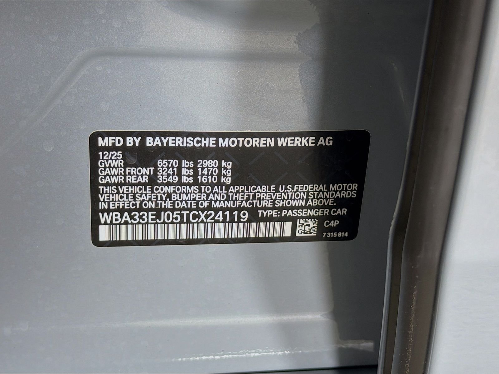 New 2026 Brooklyn Grey Metallic BMW 760i xDrive image 34