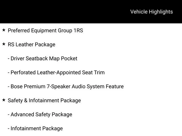Used 2024 Sterling Gray Metallic Chevrolet RS image 2