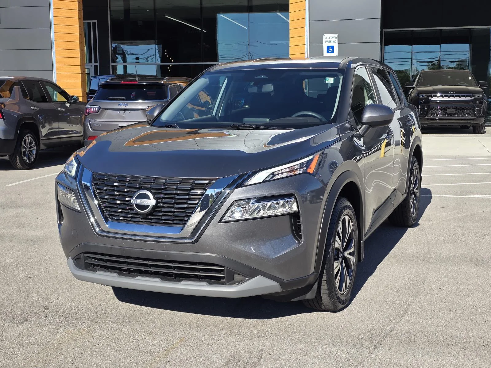 Used 2023 Gun Metallic Nissan SV image 3