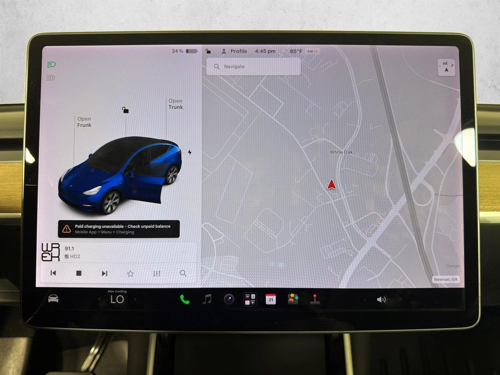 Used 2020 Blue Tesla Long Range image 3