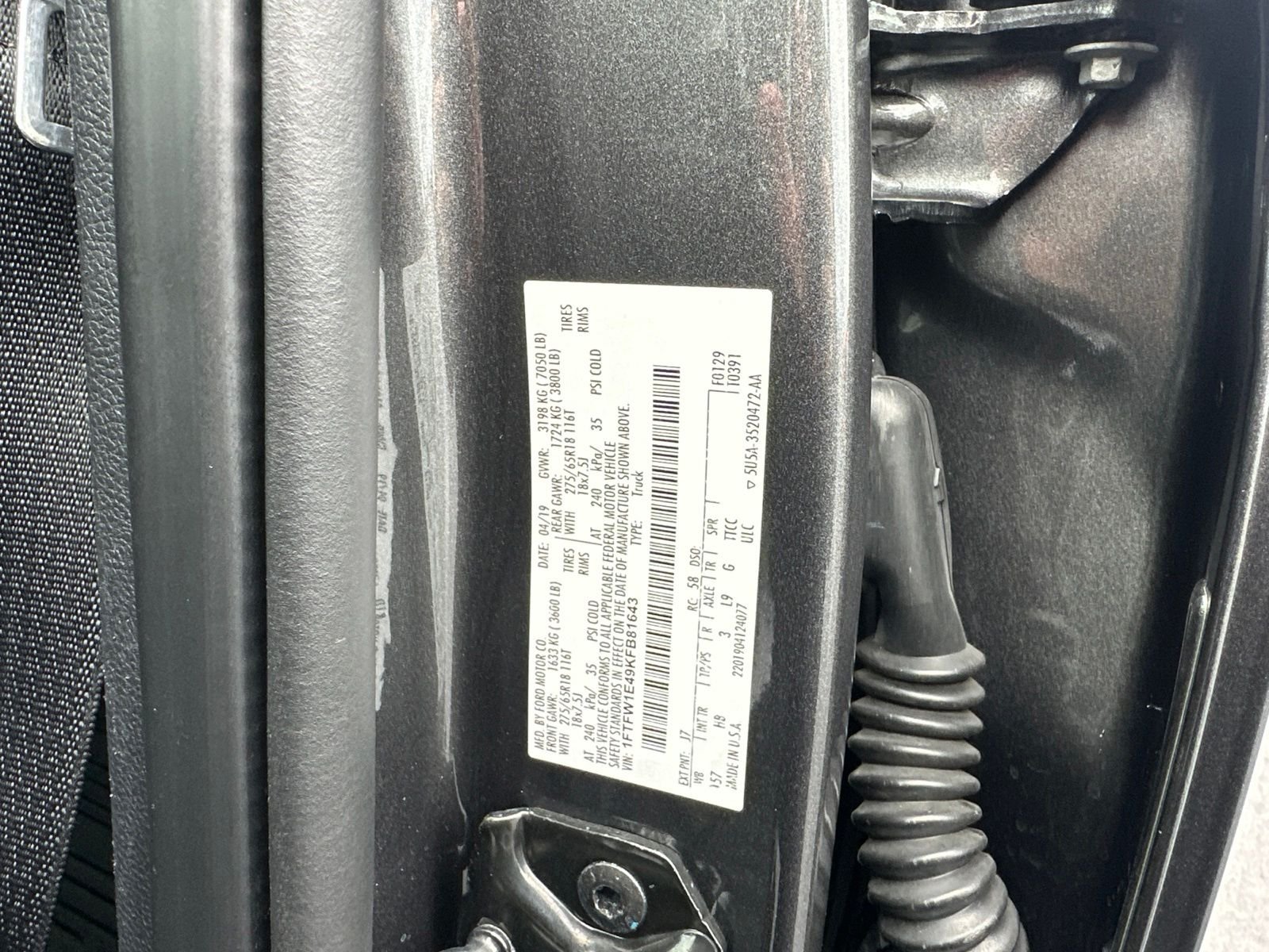 Used 2019 Gray Ford Lariat image 24