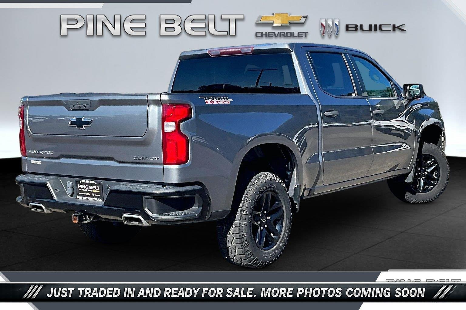 Used 2021 SATIN STEEL METALLIC Chevrolet Custom Trail Boss image 12