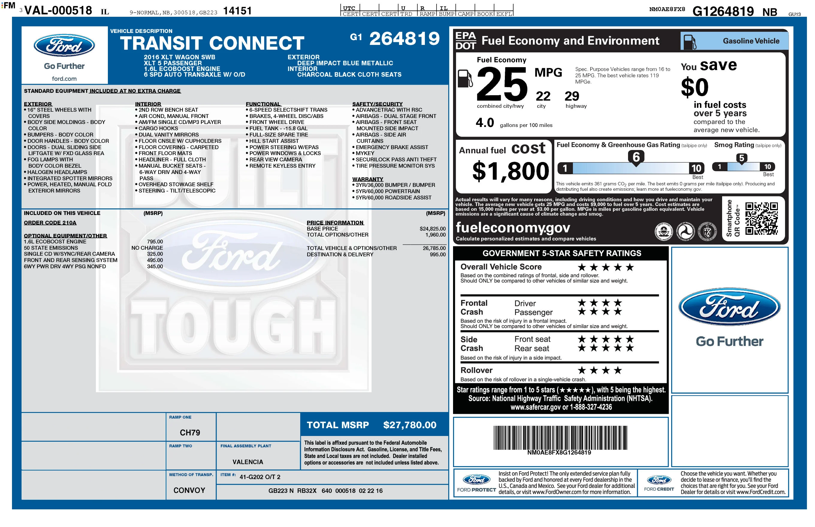Used 2016 Blue Metallic Ford XLT image 15