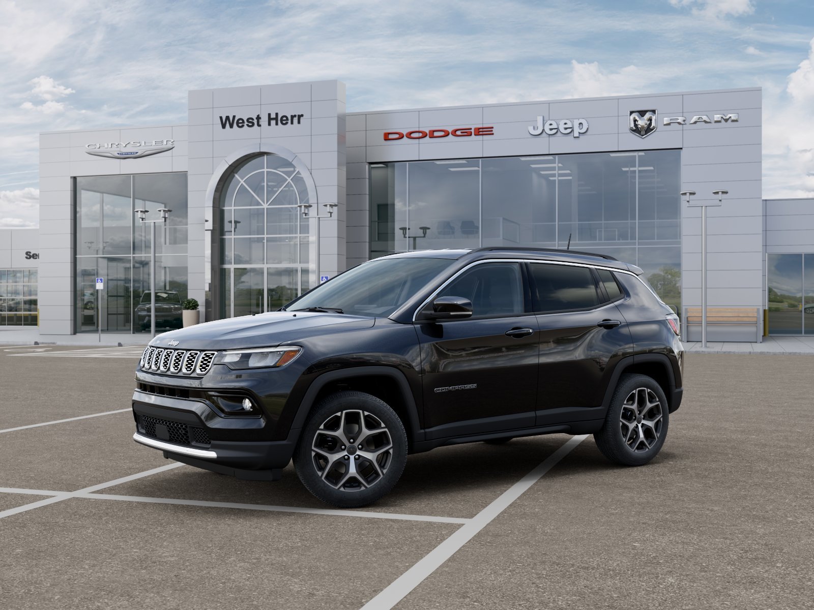 New 2026 Diamond Black Crystal Pearlcoat Jeep COMPASS LIMITED 4X4 image 28