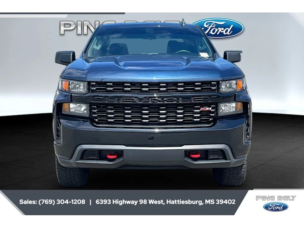 Used 2020 Northsky Blue Metallic Chevrolet Custom Trail Boss image 3