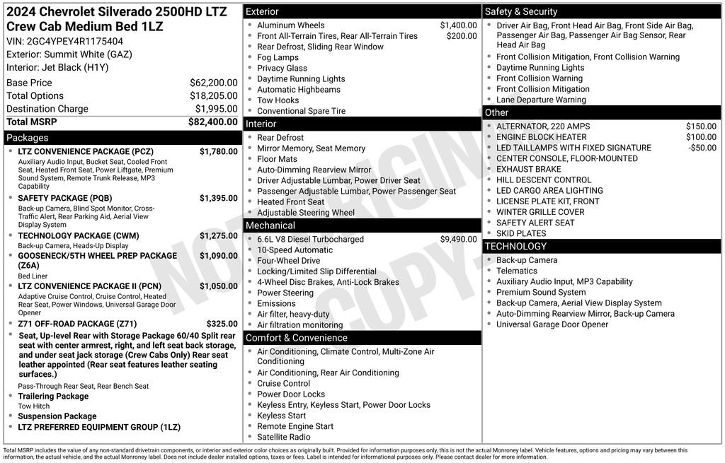 Used 2024 White Chevrolet LTZ image 26